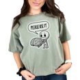 thumbnail image 1 of Funny Please Use It Brain Graphic Tee, Thoughtful Gift Shirt, Unique Motivational T-Shirt, Cute Cartoon Character Tee for All Ages, Moss Comfort Colors T-Shirt, XL, 1 of 1
