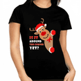 thumbnail image 1 of Funny Plus Size Christmas Shirts for Women Plus Size Christmas Tshirts Cute Reindeer Christmas Shirt, 1 of 5
