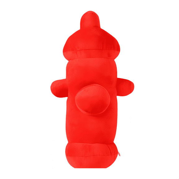 Funny Plush Fire Hydrant Stuffed Toy Pillow-Puzzle Education Creative Cushio Plush Toy-Red