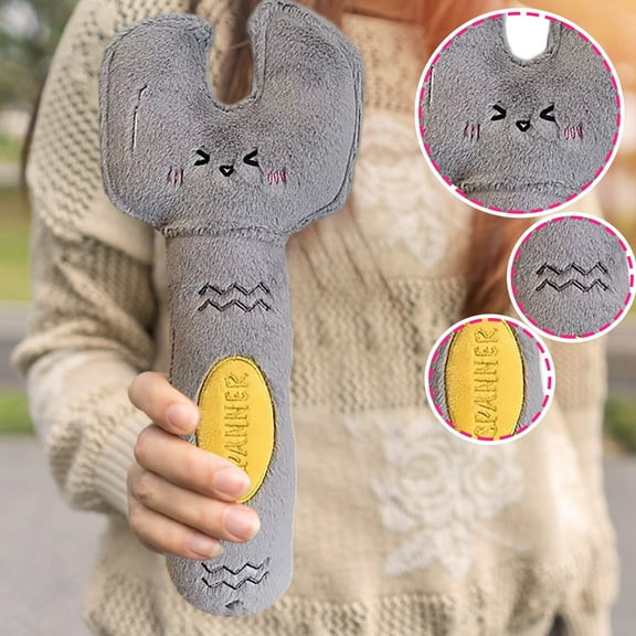 Funny Plush Hammer Toy - Giant Soft Simulation Tool Pillow, Cute Stress Relief Plushie, 30cm/50cm Huggable Novelty Gift for Birthdays, Gag Gifts & Home Decor (2 Sizes Available)