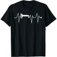 thumbnail image 1 of Funny Pocket Billiards Player Heartbeat Heart Pulse Rate EKG T-Shirt, 1 of 3