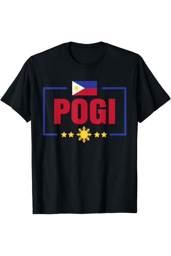 Funny Pogi shirts For Men Boys Filipino Philippines Pinoy T-Shirt