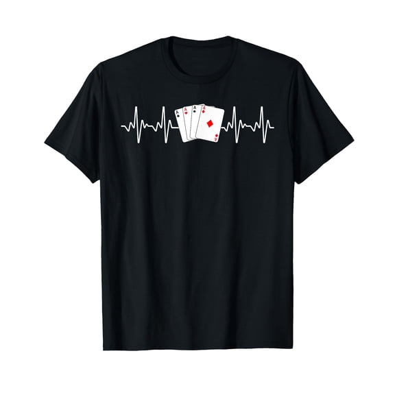 Funny Poker Lover Design For Men Women Gamblers Poker Player T-Shirt
