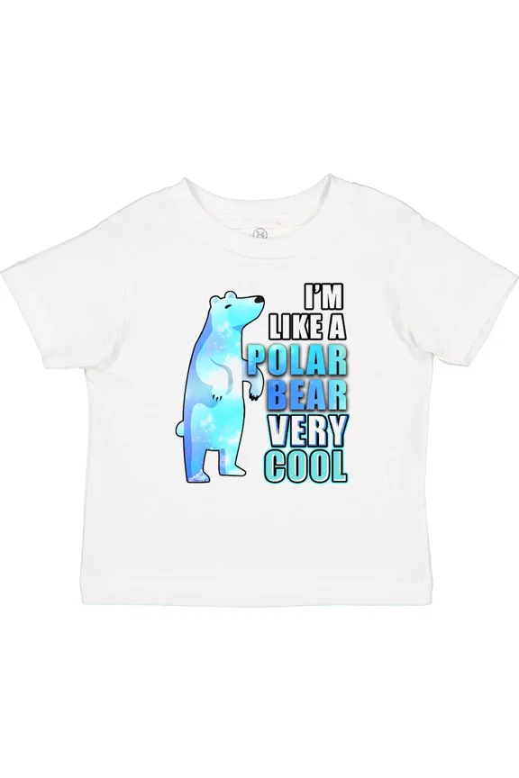 Funny Polar Bear Outfit Toddler T-Shirt Animals Childs Child Kid Baby Clothing, Cute Baby Shirt, TODDLER SHORT SLEEVE TEE BELLA CANVAS 3001T