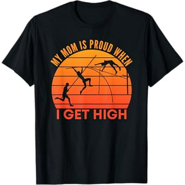 Funny Pole Vault High School College Track And Field Tee TShirt