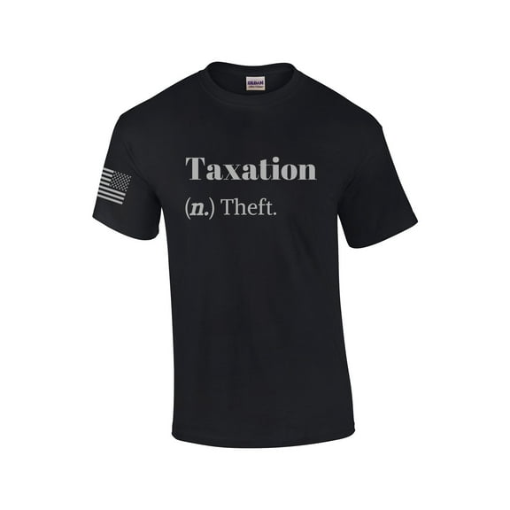 Funny Politics Definition Dictionary Blood Sucking Parasites American Flag Sleeve Mens Short Sleeve T-shirt Graphic Tee-Black-small