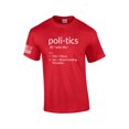 thumbnail image 1 of Funny Politics Definition Dictionary Blood Sucking Parasites American Flag Sleeve Mens Short Sleeve T-shirt Graphic Tee-Red-xxl, 1 of 4