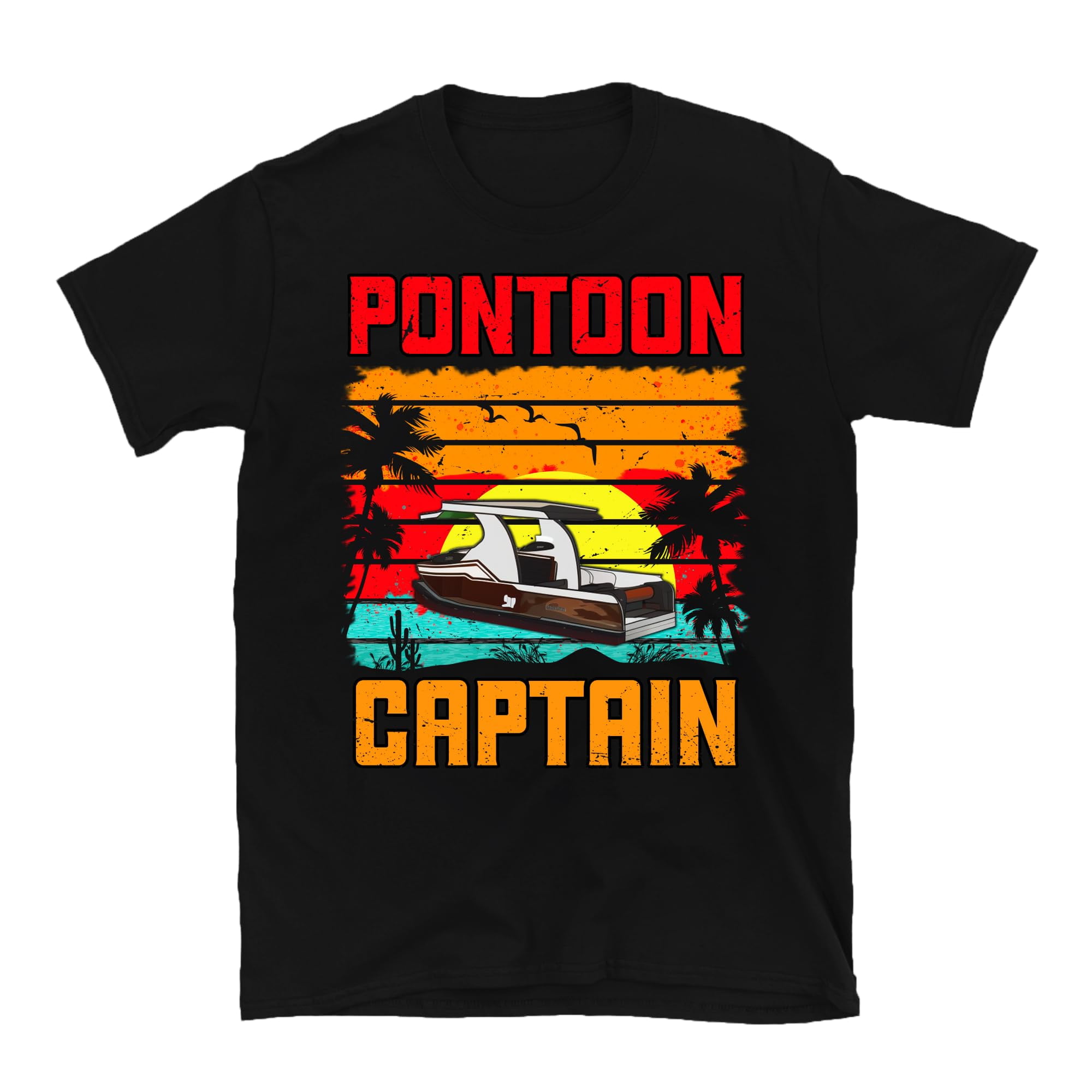 Funny Pontoon Boat T Shirt, Pontoon Boat Captain Shirt, Boating Shirt