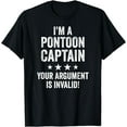 thumbnail image 1 of Funny Pontoon Shirts For Men T-Shirt, 1 of 4