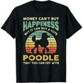 thumbnail image 1 of Funny Poodle Joke Saying Vintage Retro Pet Dog Lover T-Shirt, 1 of 4