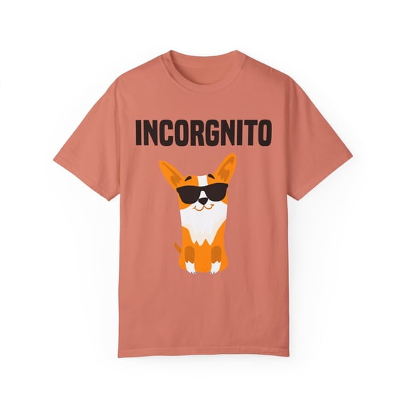 Funny Poodle Yorkie Enthusiasts Gift | Vintage Incorgnitoi Humorous Dog Pet Owner Men Women Unisex Garment-Dyed T-shirt