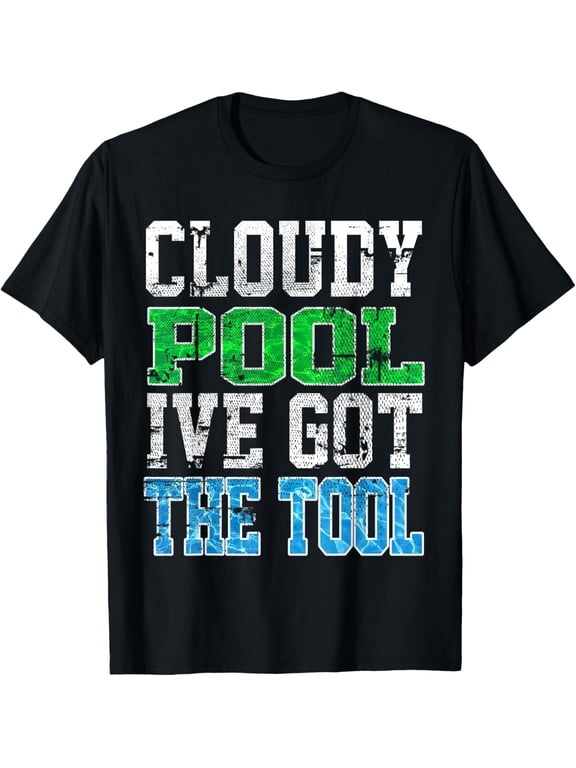 T Shirt - Cloudy Pool - Swimming Pool Expert T-Shirt
