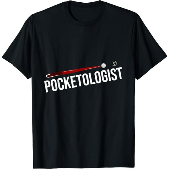 Funny Pool Player Pocketologist - Billard 8-Ball T-Shirt