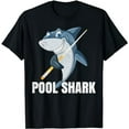 thumbnail image 1 of Funny Pool Shark Snooker Billiards Player T-Shirt, 1 of 5