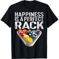 thumbnail image 1 of Funny Pool TShirt: Perfect Rack Billiards Tee T-Shirt, 1 of 4
