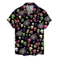 thumbnail image 1 of Funny Pool Tiki Alien Hawaiian Shirt For Men Aliens Party Vacation Mens Hawaiian Shirts Short Sleeve Button Down Shirt Men, 1 of 7