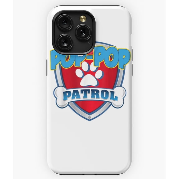 Funny Pop Pop Patrol Dog Mom Dad G299 Phone Case for iPhone17 16 15 14 13 12 11 Pro Max