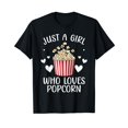 thumbnail image 1 of Funny Popcorn Art Girls Women Kids Popcorn Corn Kernel Lover T-Shirt, 1 of 5
