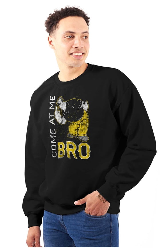 Funny Popeye Come at Me Bro Bluto Sweatshirt for Men or Women Brisco Brands M