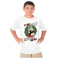 thumbnail image 1 of Funny Popeye Jolly Enough Christmas Crewneck T Shirts Boy Girl Teen Brisco Brands XS, 1 of 6