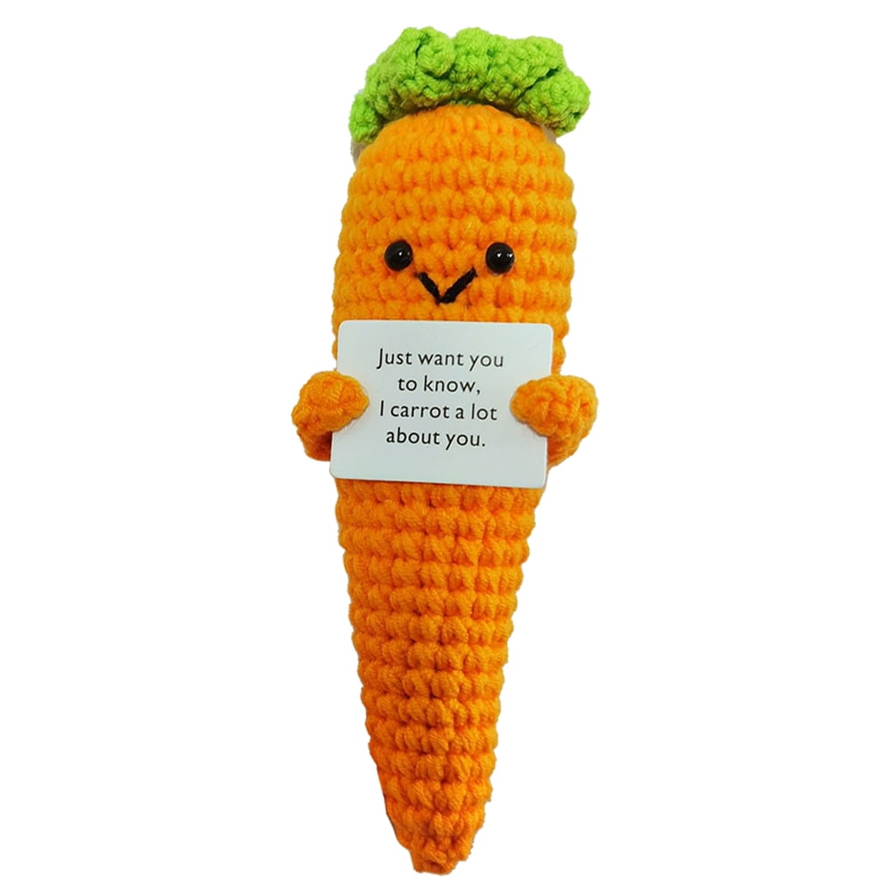 Crochet Toy Motivation Gifts Positive Potato Pocket Inspirational