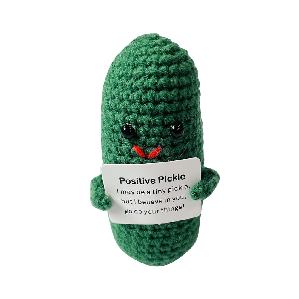  Gkuzus Positive Eggplant Mini Potato Doll Funny Wool Gifts  Knitted Creative Cute Toy with Positive Card Good Luck Encouragement for  Birthday Holiday Party(Eggplant-1pcs) : Home & Kitchen