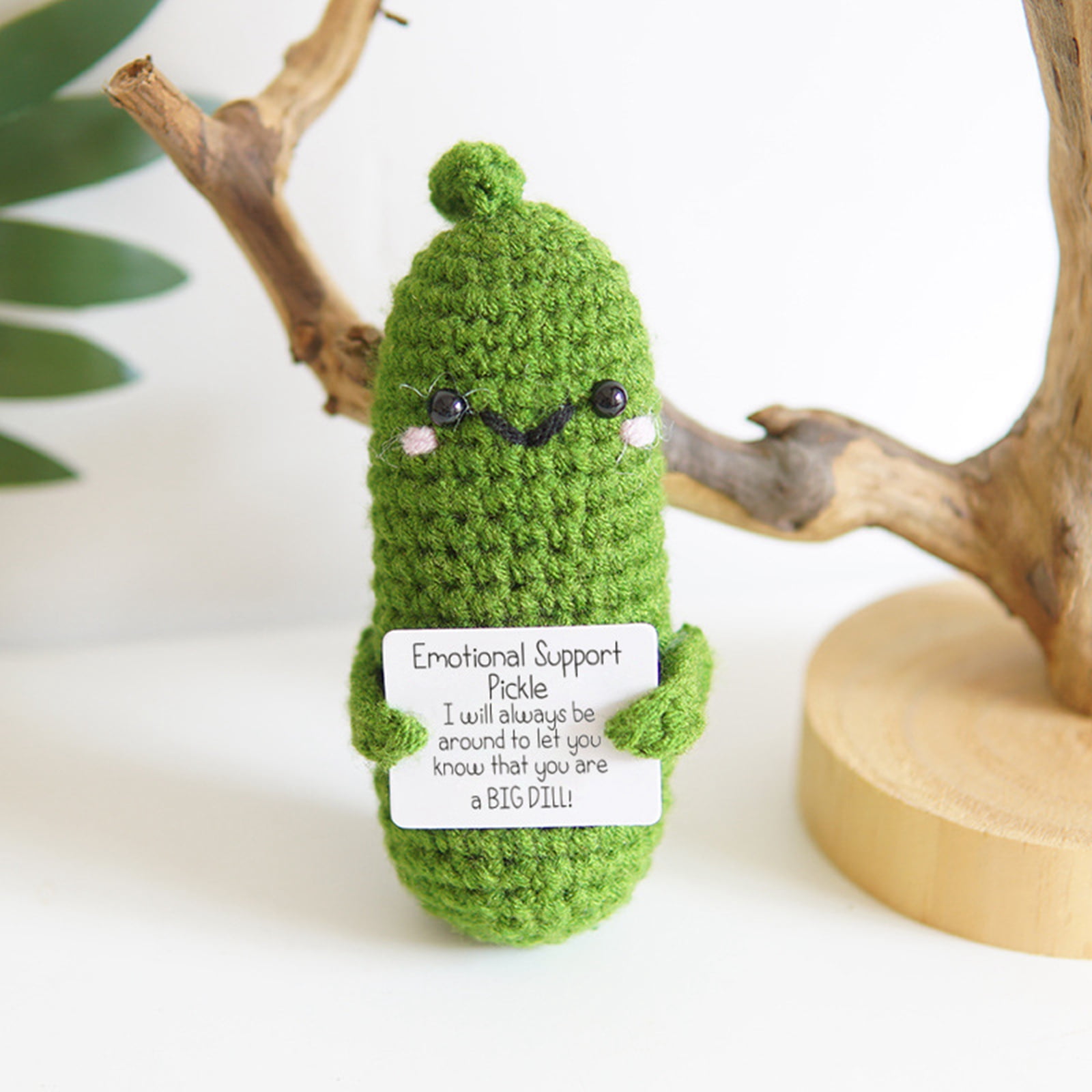 Positive Energy Potato Pickle Corn Doll Hand Stitched Handmade Plush Wool  Knitting Doll With Card Funny Christams Gift Home Room Decor From  Timelessdream, $4.49