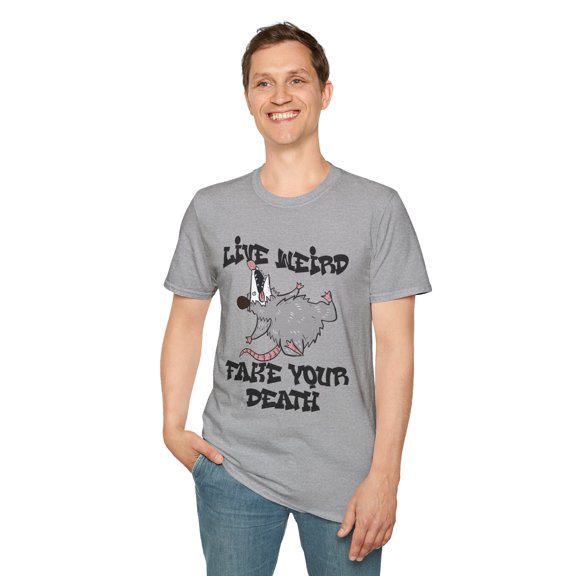 Funny Possum, Gildan Unisex Softstyle T-Shirt, Meme Graphic Tee, S-3XL