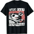 thumbnail image 1 of Funny Possum Raccoon Live Fast Eat Trash Street Cats Squad T-Shirt, 1 of 5
