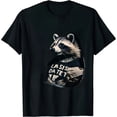 thumbnail image 1 of Funny Possum Raccoon Live Fast Eat Trash Street Cats Squad T-Shirt, 1 of 5