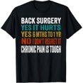 thumbnail image 1 of Funny Post Back Surgery Recovery Gifts For Men Women Teens T-Shirt, 1 of 5