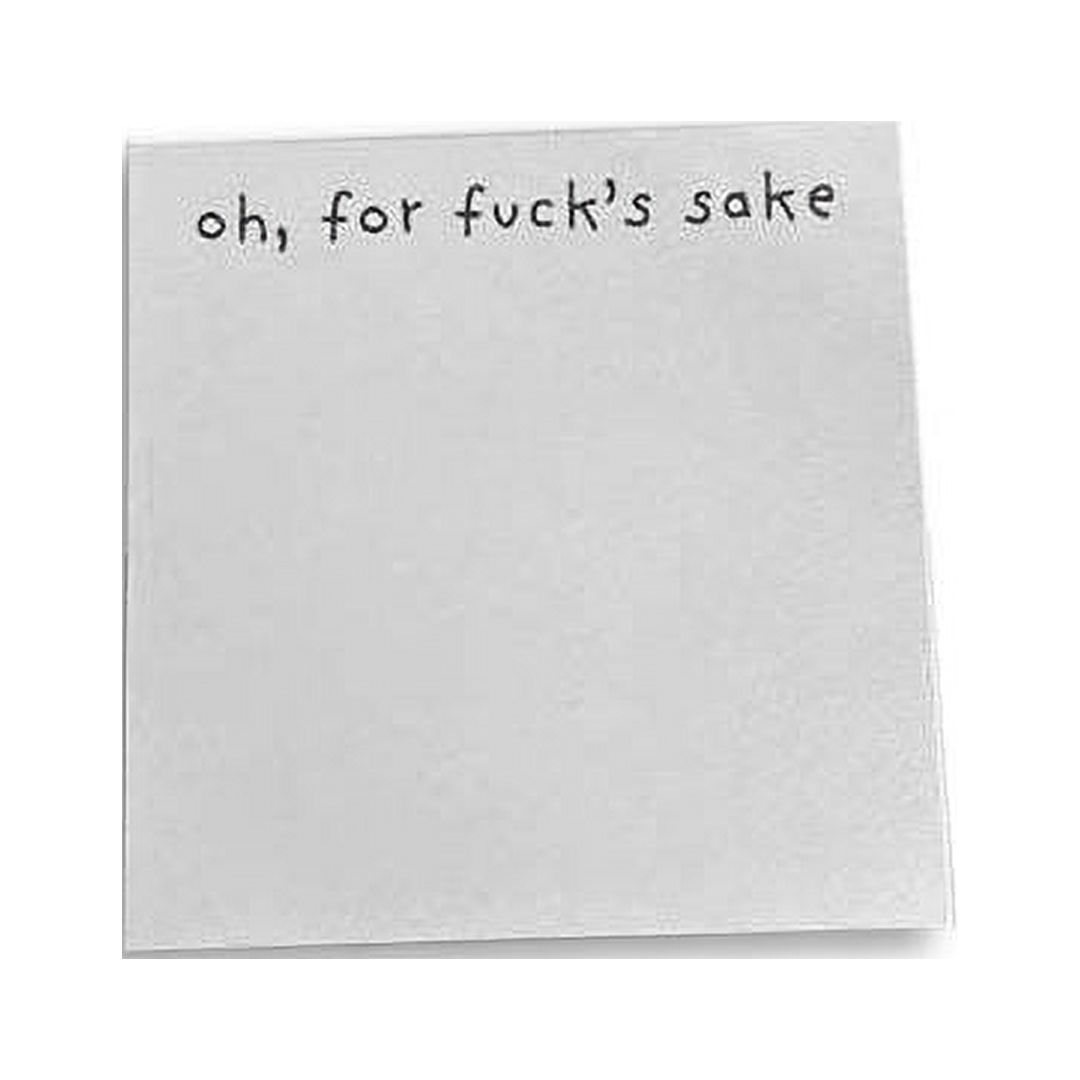 Funny Postit Notes Snarky Novelty Office Supplies Funny Rude Desk