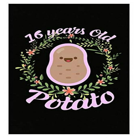 Funny Potato Humor Poster - Wall Decor Gift