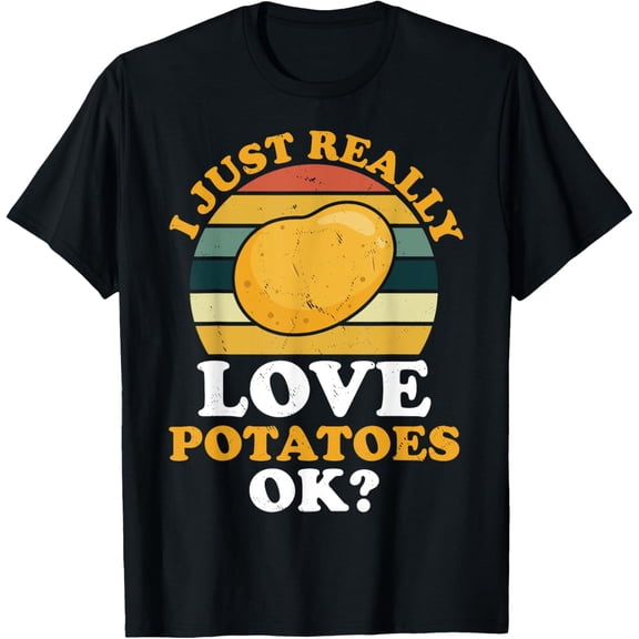 Funny Potato Kids I just Really love Potatoes OK T-Shirt