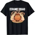 thumbnail image 1 of Funny Pottery Ceramic Squad Gift T-Shirt Unisex S-5XL Hot Trending Shirt, Vintage Birthday Gift, 1 of 3
