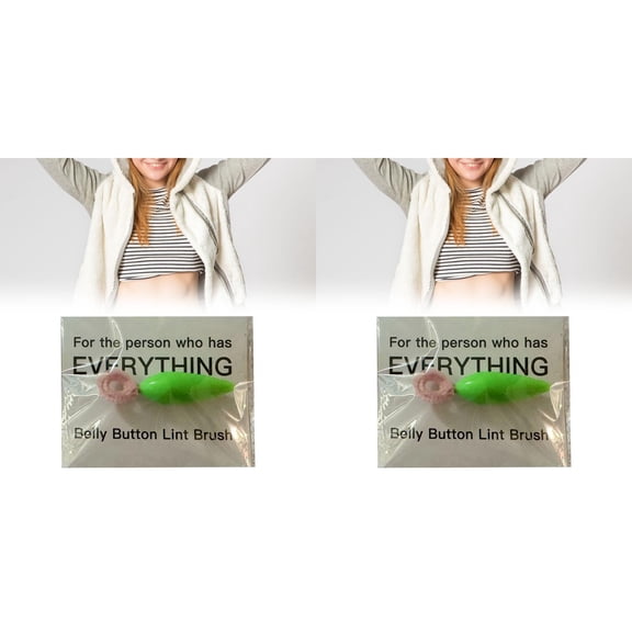 Funny Prank Small Pocket Small Belly Button Fluff Brush Suitable For People Who Have Everything