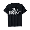 thumbnail image 1 of Funny Pregnancy Announcement for First time new Dad father T-Shirt, 1 of 5