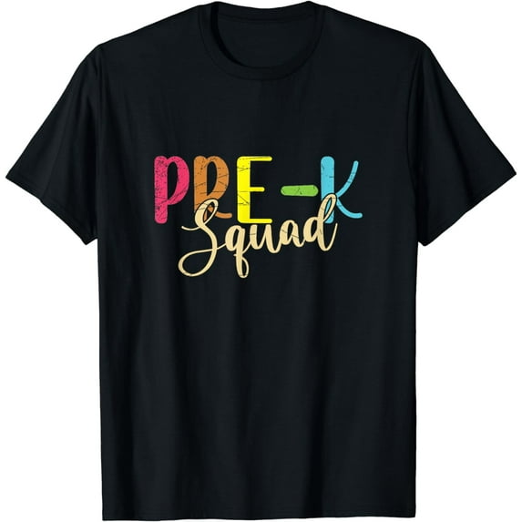 Funny Prek Squad Preschool Teacher Gift Teacher T-Shirt