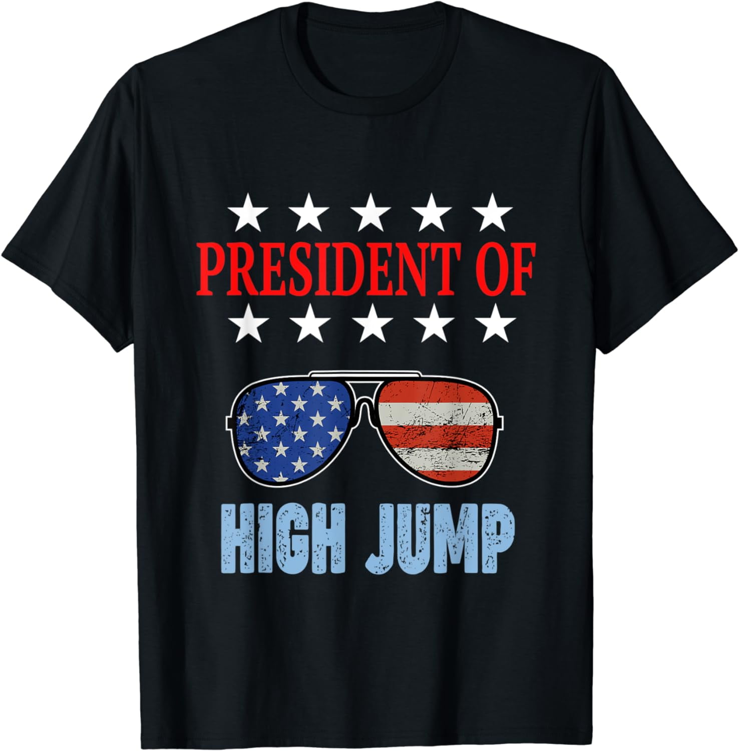 Funny President of High Jump Phrase. High Jump Beginners TShirt