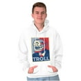 thumbnail image 1 of Funny Presidential Troll Face Meme Unisex Plus Size Hoodie Brisco Brands 5X, 1 of 5