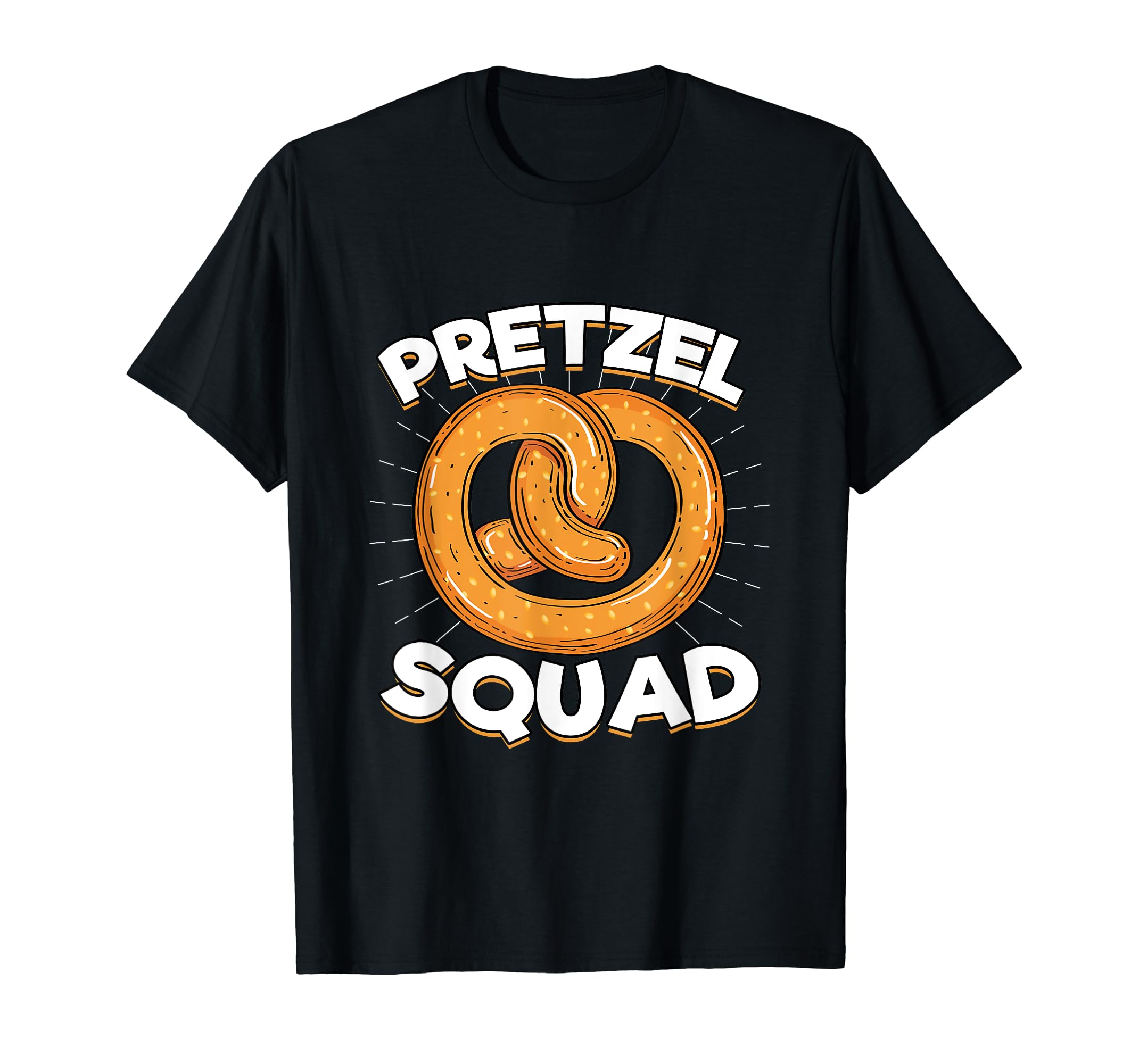 Funny Pretzel Squad Pretzel Baker Delicious Bread Black TShirt Gift