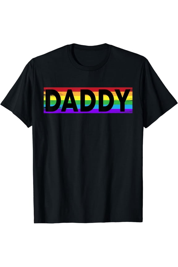Funny Pride Daddy - Proud Gay Lesbian LGBT Gift Father's Day T-Shirt