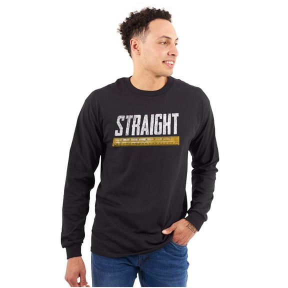 Funny Pride Parade Straight Friend Long Sleeve TShirt Men Women Brisco Brands S