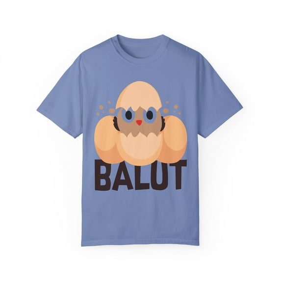 Funny Prideful Filipino Balut Illustration Women Men Pinoy Humorous Distinctive Asians Food Philippines Balut Unisex Garment-Dyed T-shirt