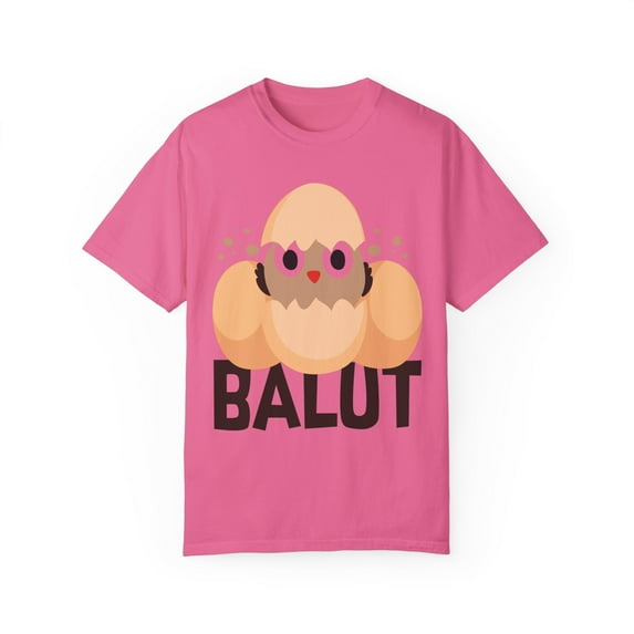 Funny Prideful Filipino Balut Illustration Women Men Pinoy Humorous Distinctive Asians Food Philippines Balut Unisex Garment-Dyed T-shirt