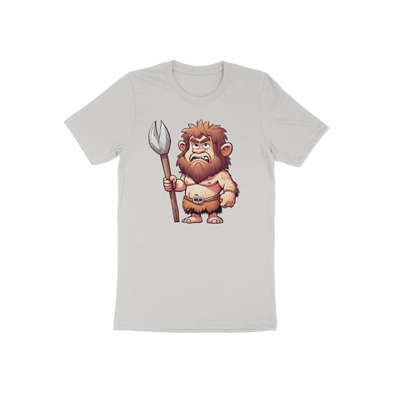 Funny Primitive Prehistoric Caveman Lover Spear Hunter Gift T-Shirt Primitive Caveman History Birthday Holiday Present Men Women Kid Tshirt