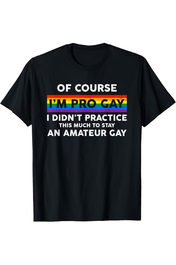 Funny Pro Gay Pride Awareness LGBT Rainbow Gift T-Shirt