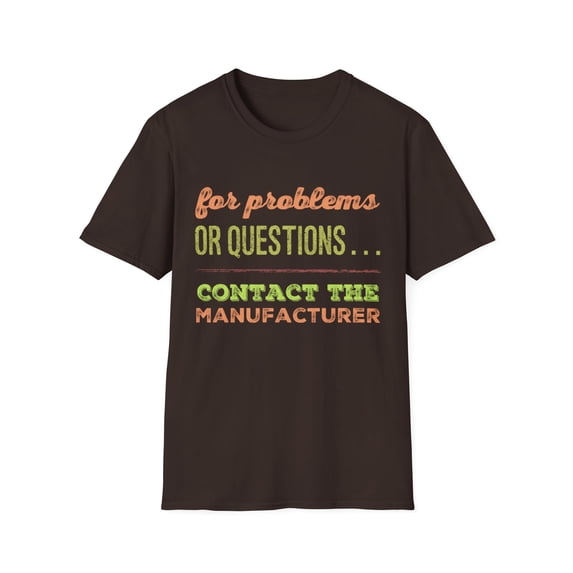 Funny Problem Graphic Novelty Question Tees