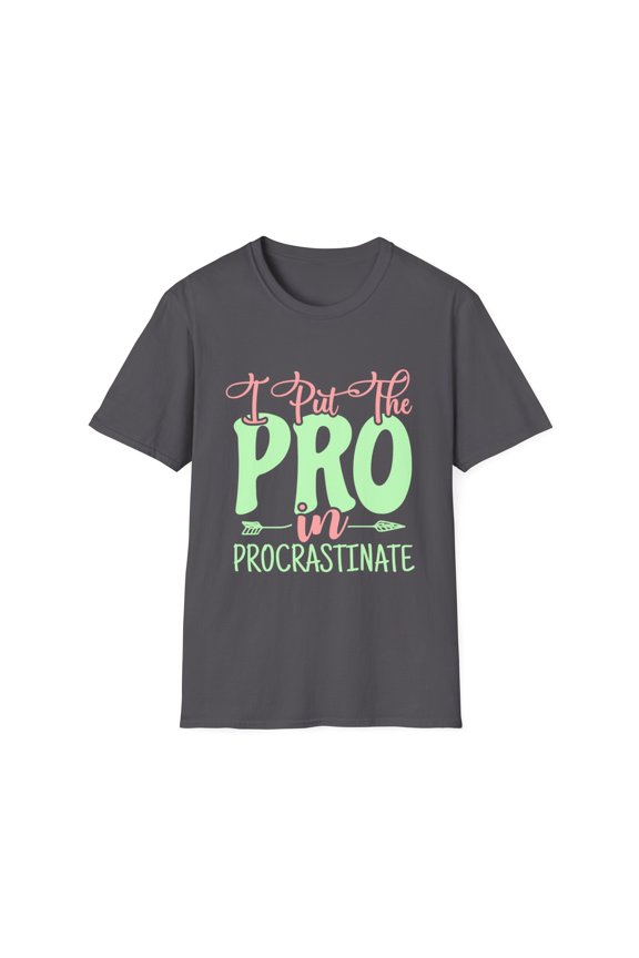 Funny Procrastinator Graphic Novelty Lazy Tees and More