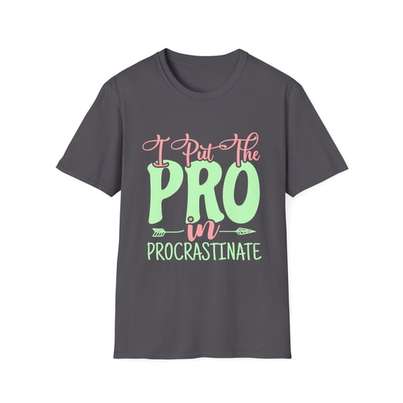 Funny Procrastinator Graphic Novelty Lazy Tees and More